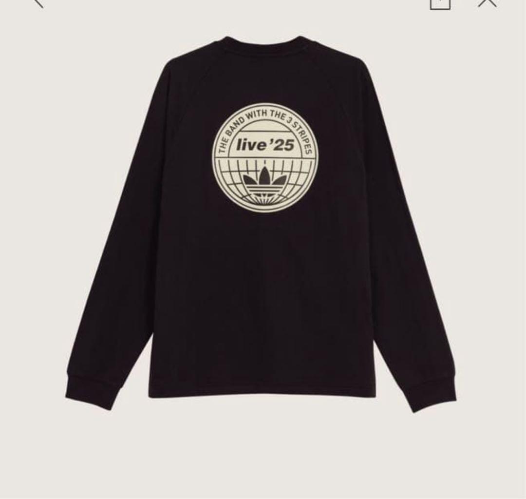 ADIDAS x OASIS ツアースリー ストライプス 長袖Tシャツ