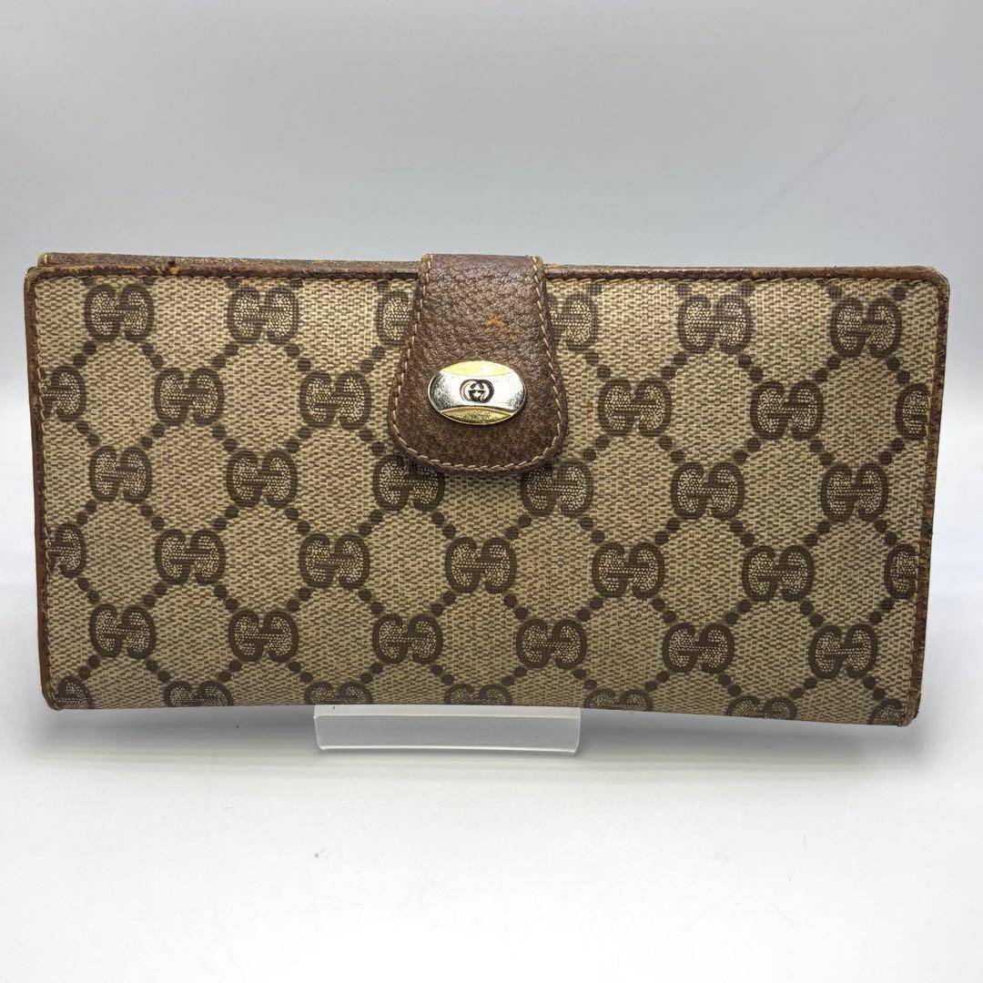 GUCCI アクセサリーコレクション 長財布 GG柄 ヴィンテージ
