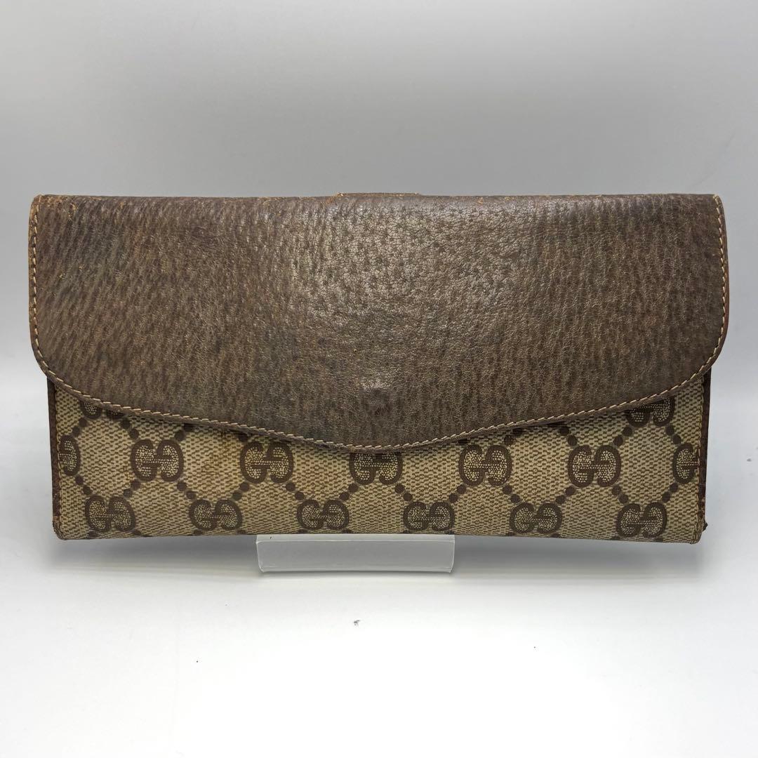 GUCCI アクセサリーコレクション 長財布 GG柄 ヴィンテージ