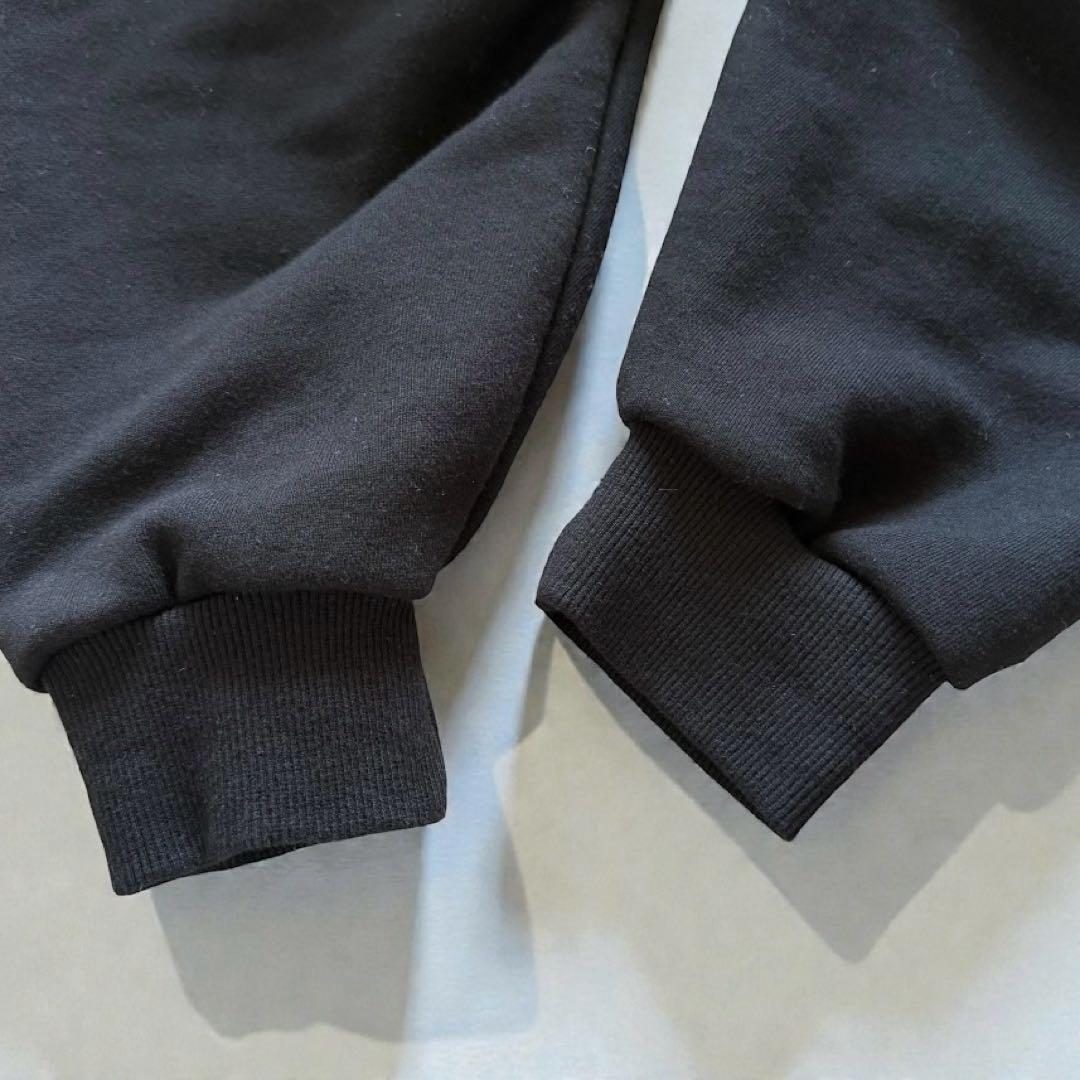 YEGG ジップアップパーカー　フーディ耳付き ブラック 韓国 刺繍ロゴ