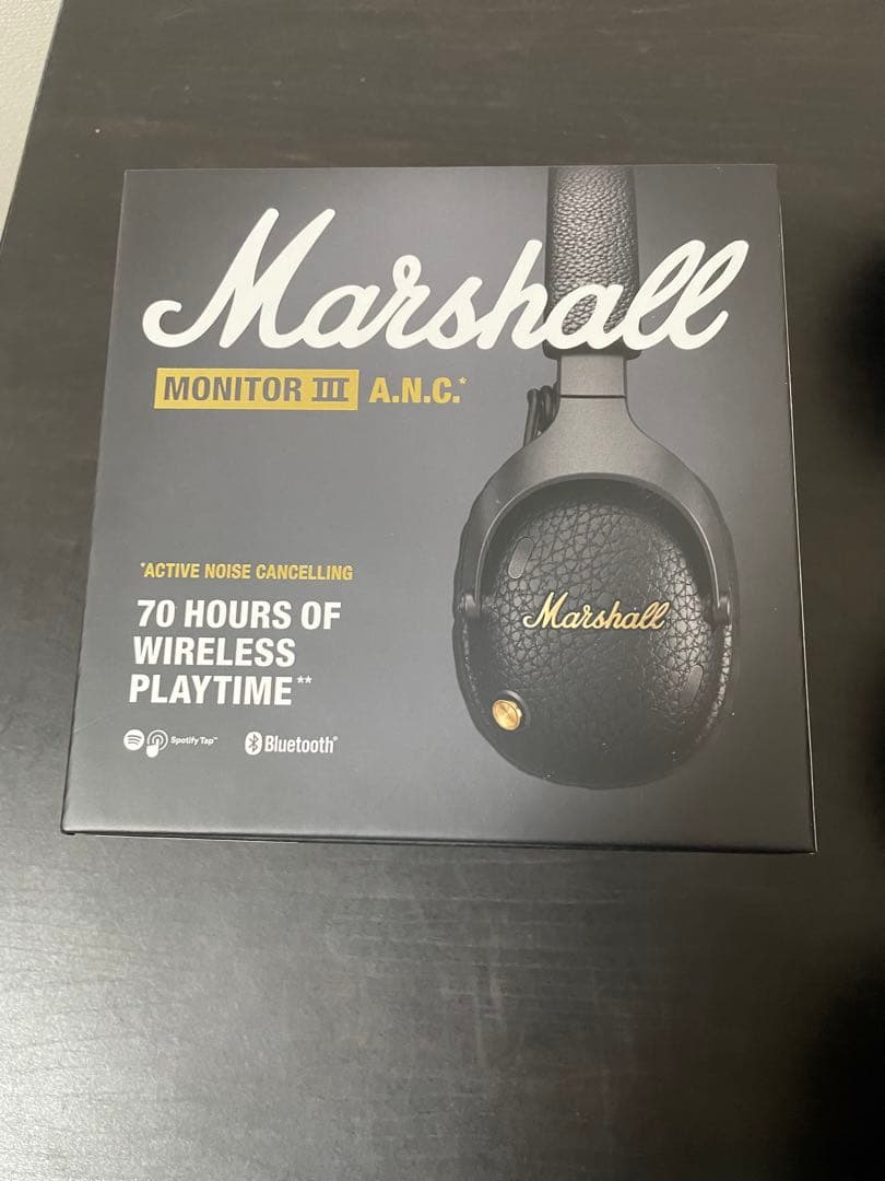 Marshall Monitor IIIワイヤレスヘッドホン ブラック