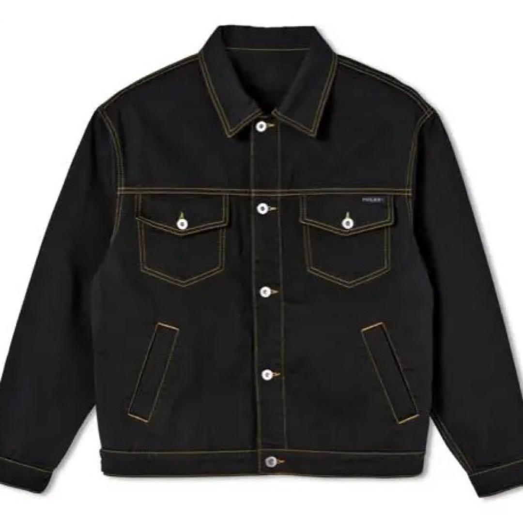 POLAR SKATE CO. ブラックデニムジャケット Lサイズ