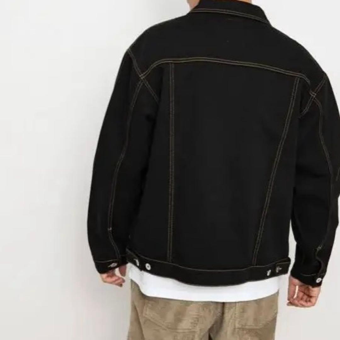 POLAR SKATE CO. ブラックデニムジャケット Lサイズ