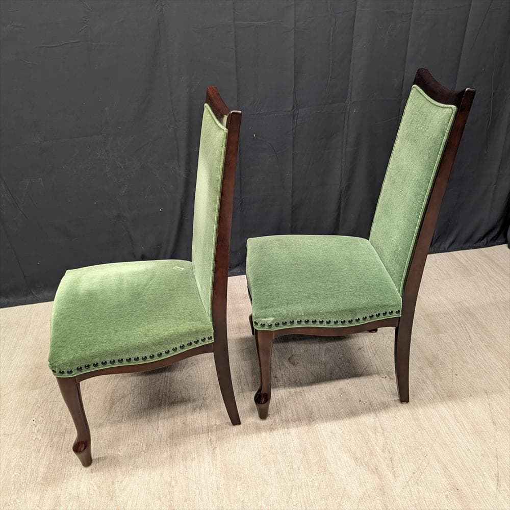 マルニ　ベルサイユ　猫脚　2脚　ダイニングチェア　ハイバック　イス　椅子　B