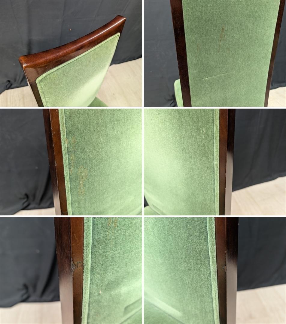 マルニ　ベルサイユ　猫脚　2脚　ダイニングチェア　ハイバック　イス　椅子　B