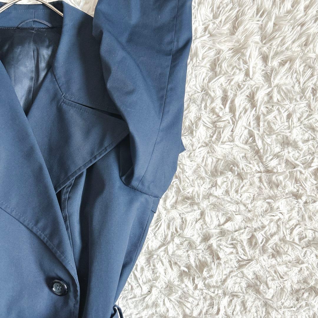 極美品⁂ランバン⁂ロングトレンチコート　ビッグカラー　フレア　イタリア製　LL