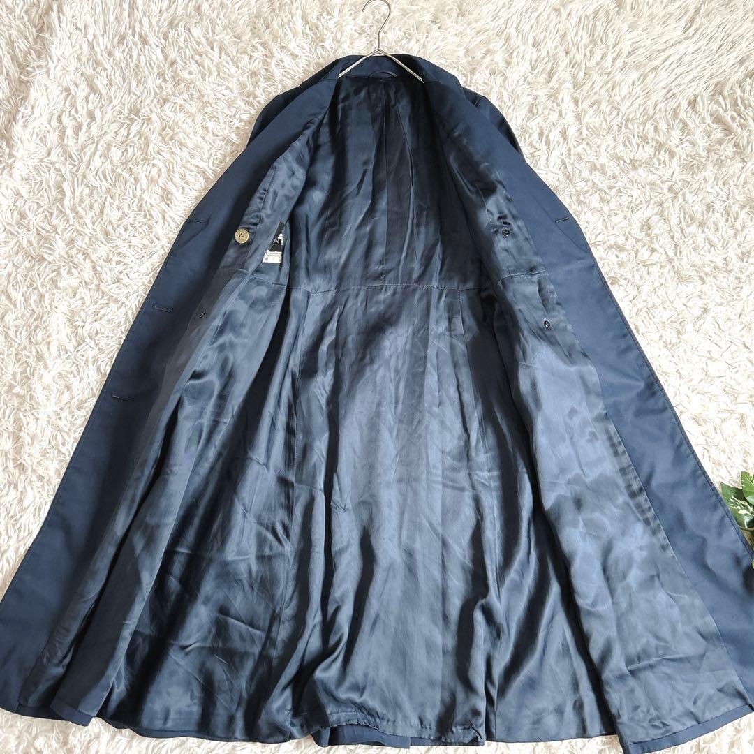 極美品⁂ランバン⁂ロングトレンチコート　ビッグカラー　フレア　イタリア製　LL