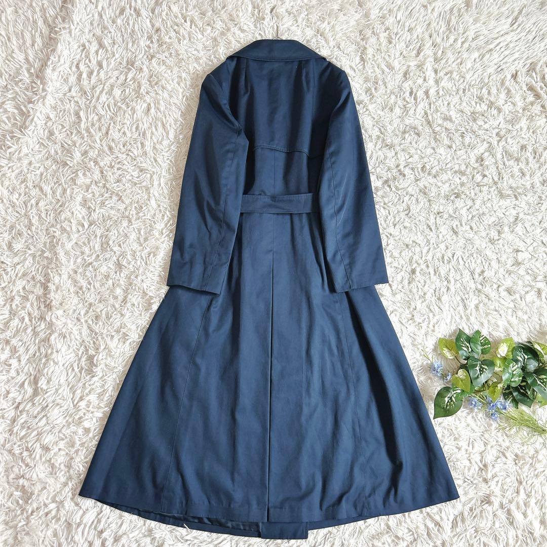 極美品⁂ランバン⁂ロングトレンチコート　ビッグカラー　フレア　イタリア製　LL