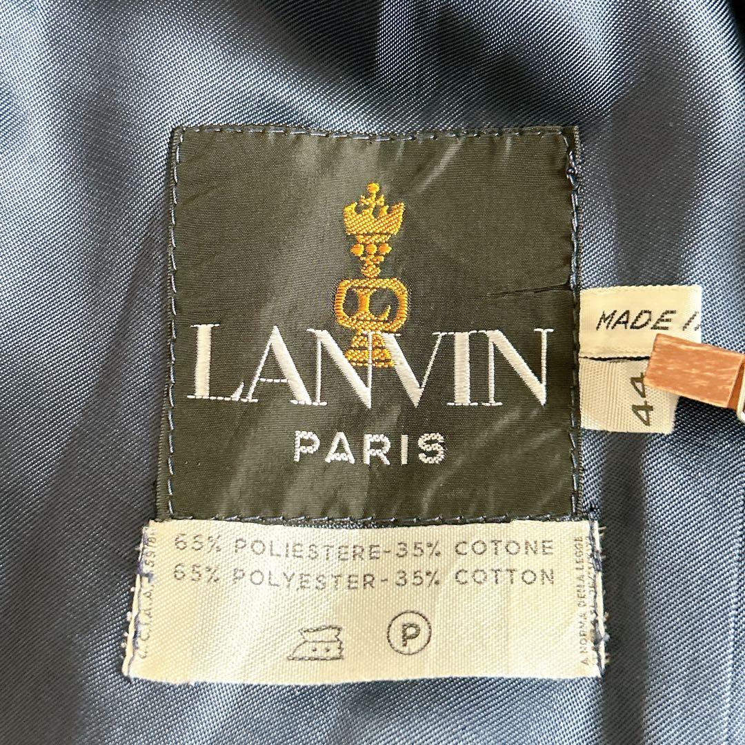 極美品⁂ランバン⁂ロングトレンチコート　ビッグカラー　フレア　イタリア製　LL