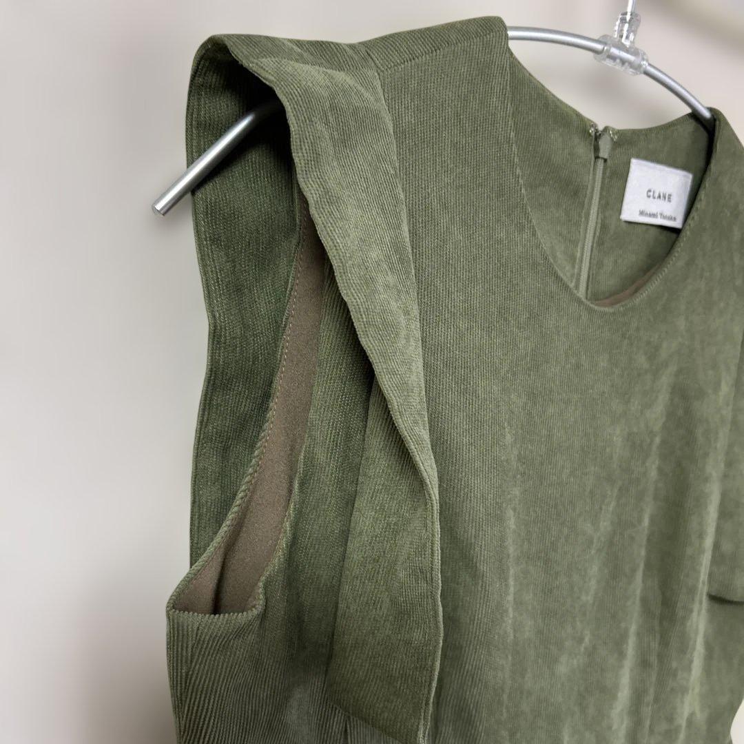 ✨美品✨クラネ　CLANE×田中みなみ　スクエアスリーブオールインワンMサイズ