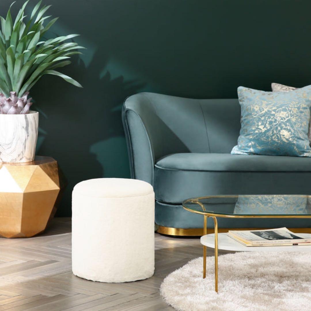 【地域限定無料配送】フランフランFrancfrancアンクレットソファグリーン