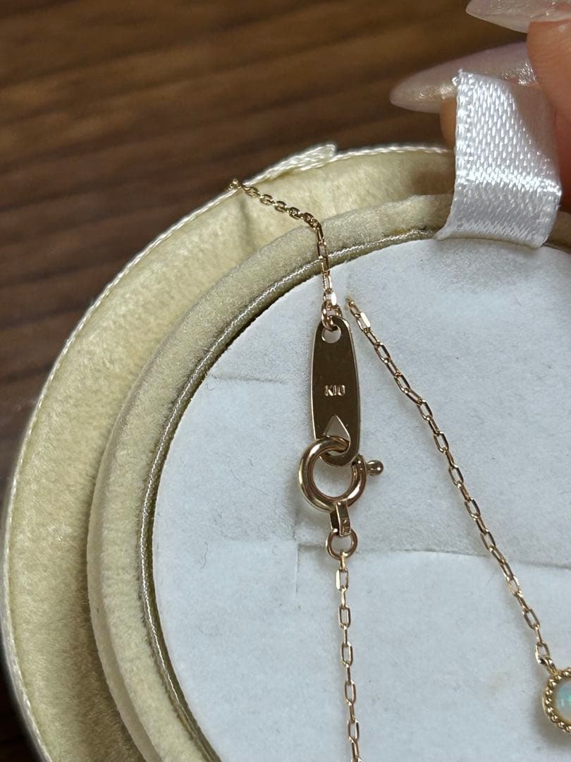 最終値下げ　EAUDOUCE 4°C ネックレス　K10