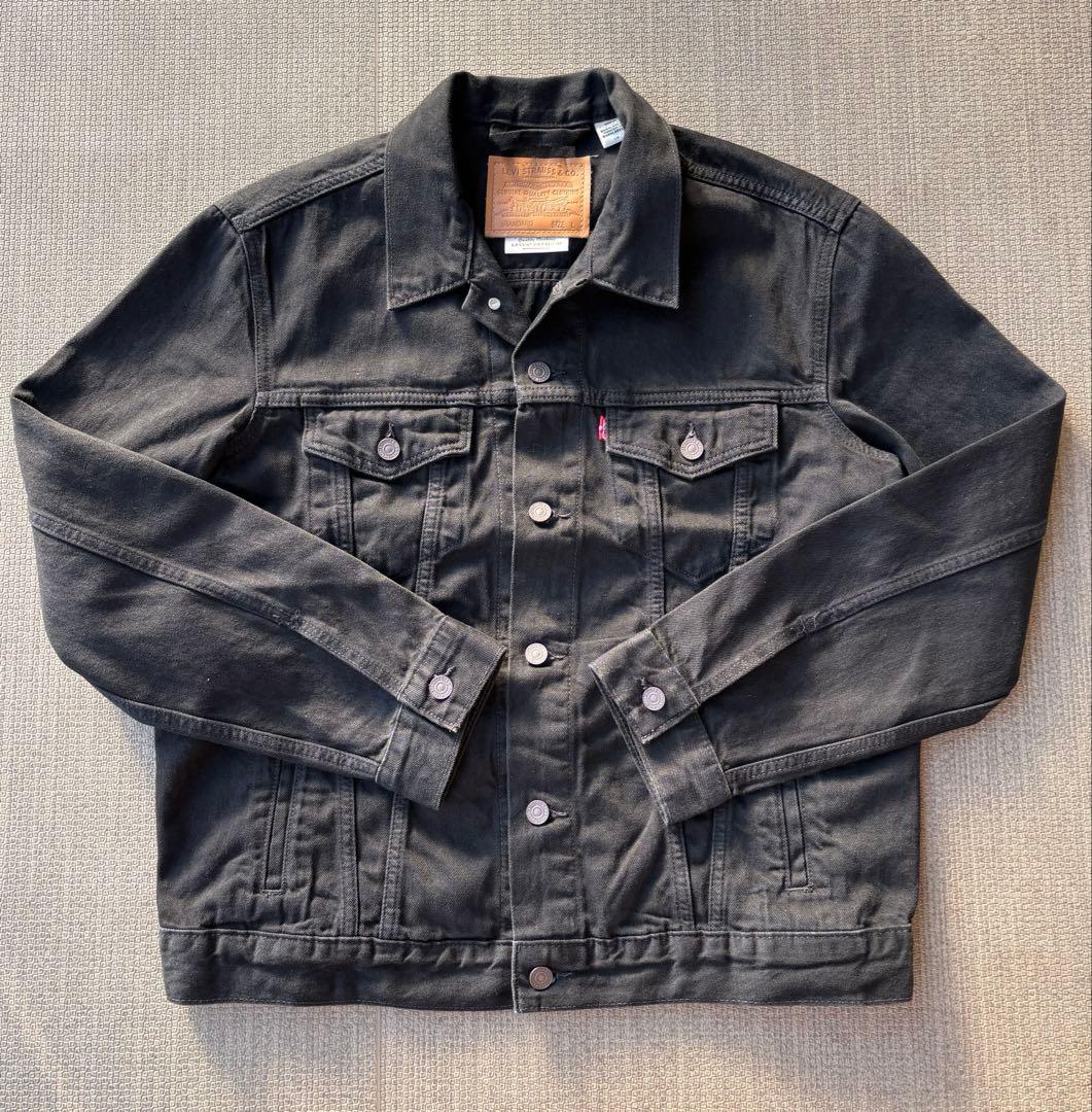 （完売品）Levi's リーバイス デニムトラッカージャケット　ブラック　L