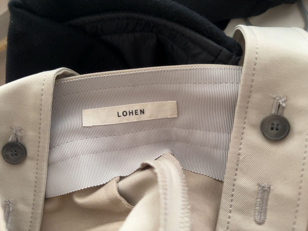 LOHEN バックデザインサロペットパンツ　36