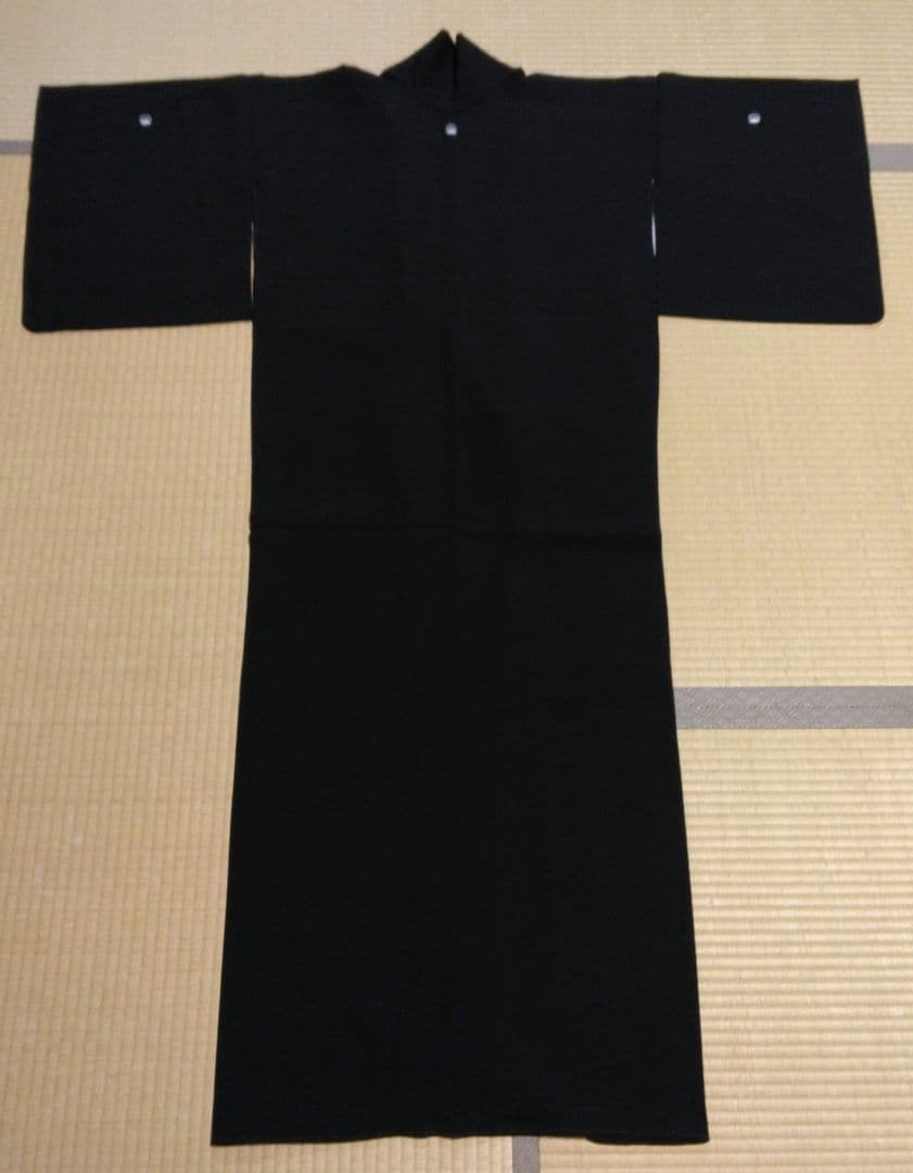 花柳流　紋付　正絹　着物　黒留袖 五つ紋