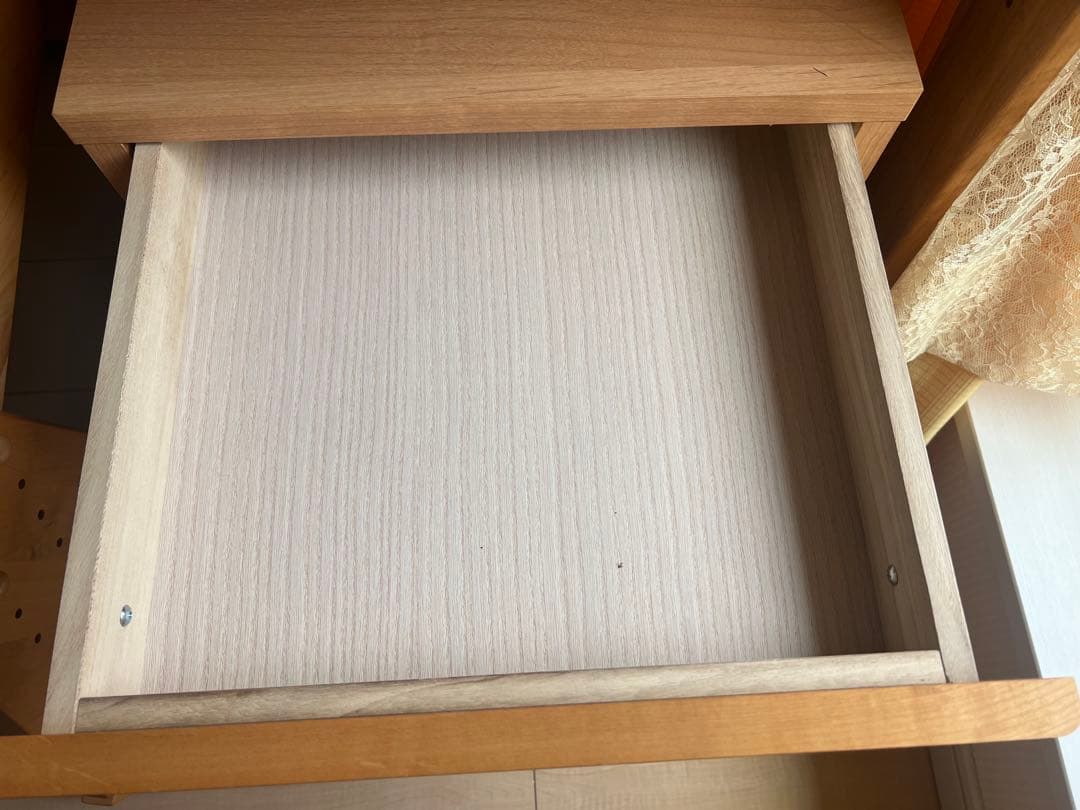 堀田木工所製 学習机 引き出し付き 椅子・棚付き