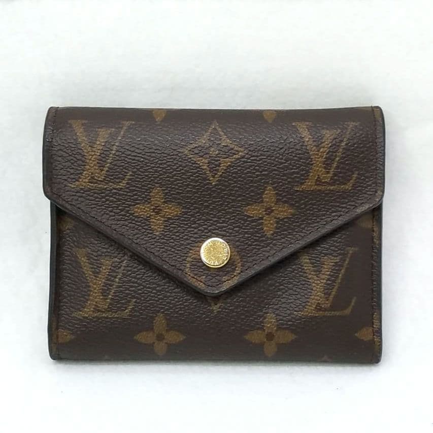 ルイヴィトン モノグラム ポルトフォイユ ヴィクトリーヌ コンパクト財布 IC