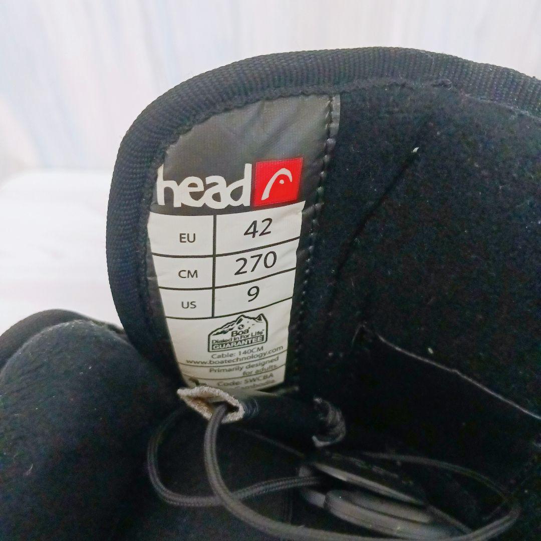 HEAD STRIKE スノーボードブーツ 27cm ブラック メンズ　BOA