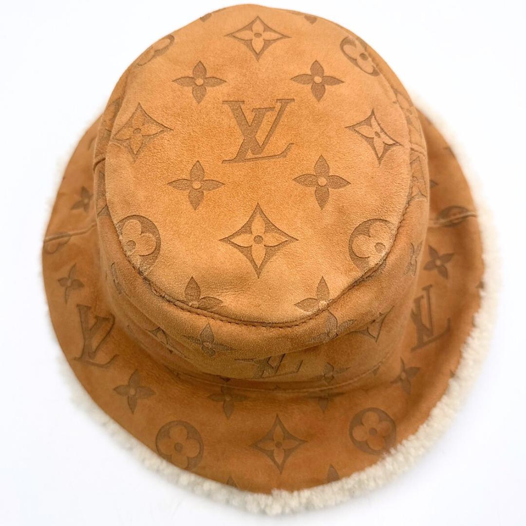 ルイヴィトン モノグラム シアリング ハット M76577 ブラウン レディース