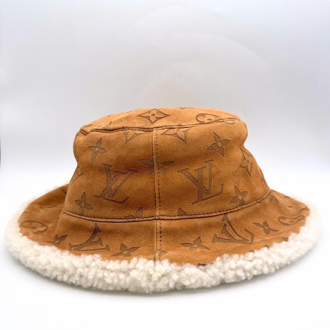 ルイヴィトン モノグラム シアリング ハット M76577 ブラウン レディース