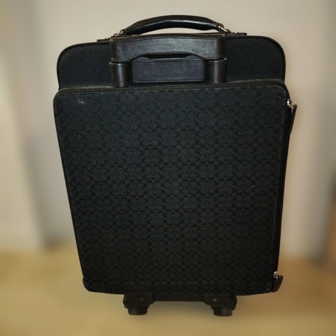 土日限定値下げ☆COACH ブラック キャリーケース