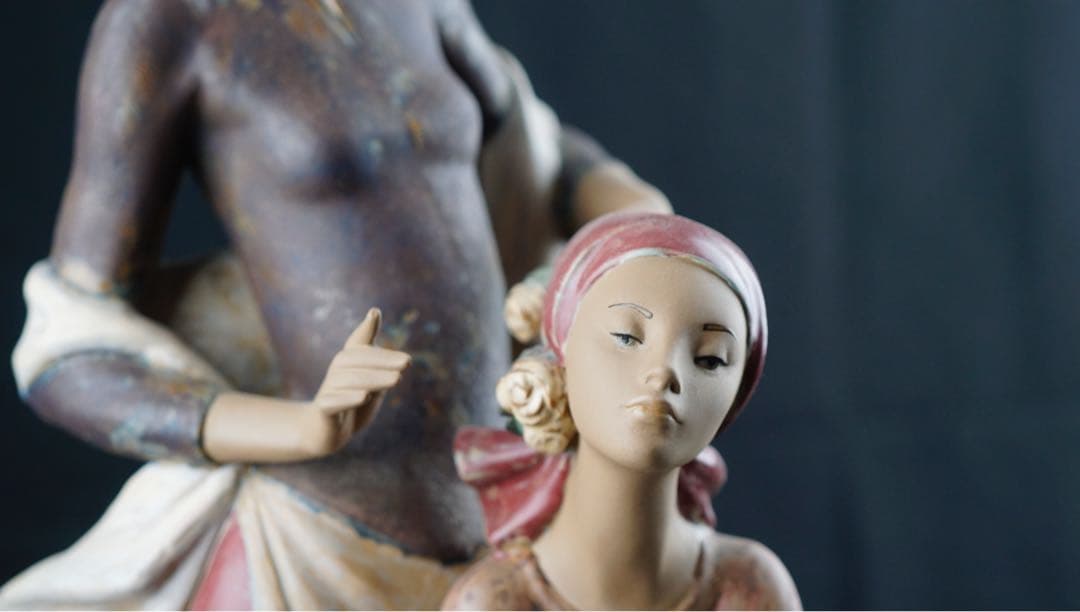 LLADRO 12070 リヤドロ「髪をすく姉妹」