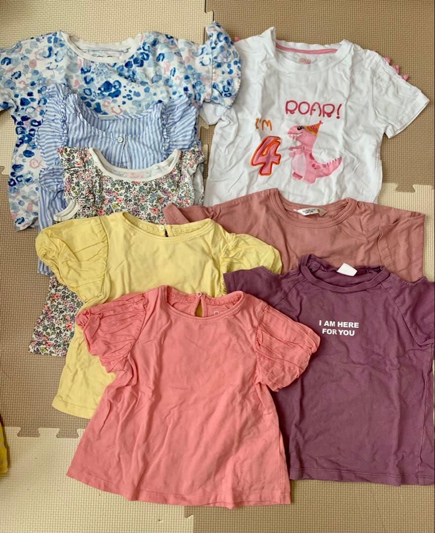 子供服　夏服　まとめ売り　95 100 女の子　古着　75点以上