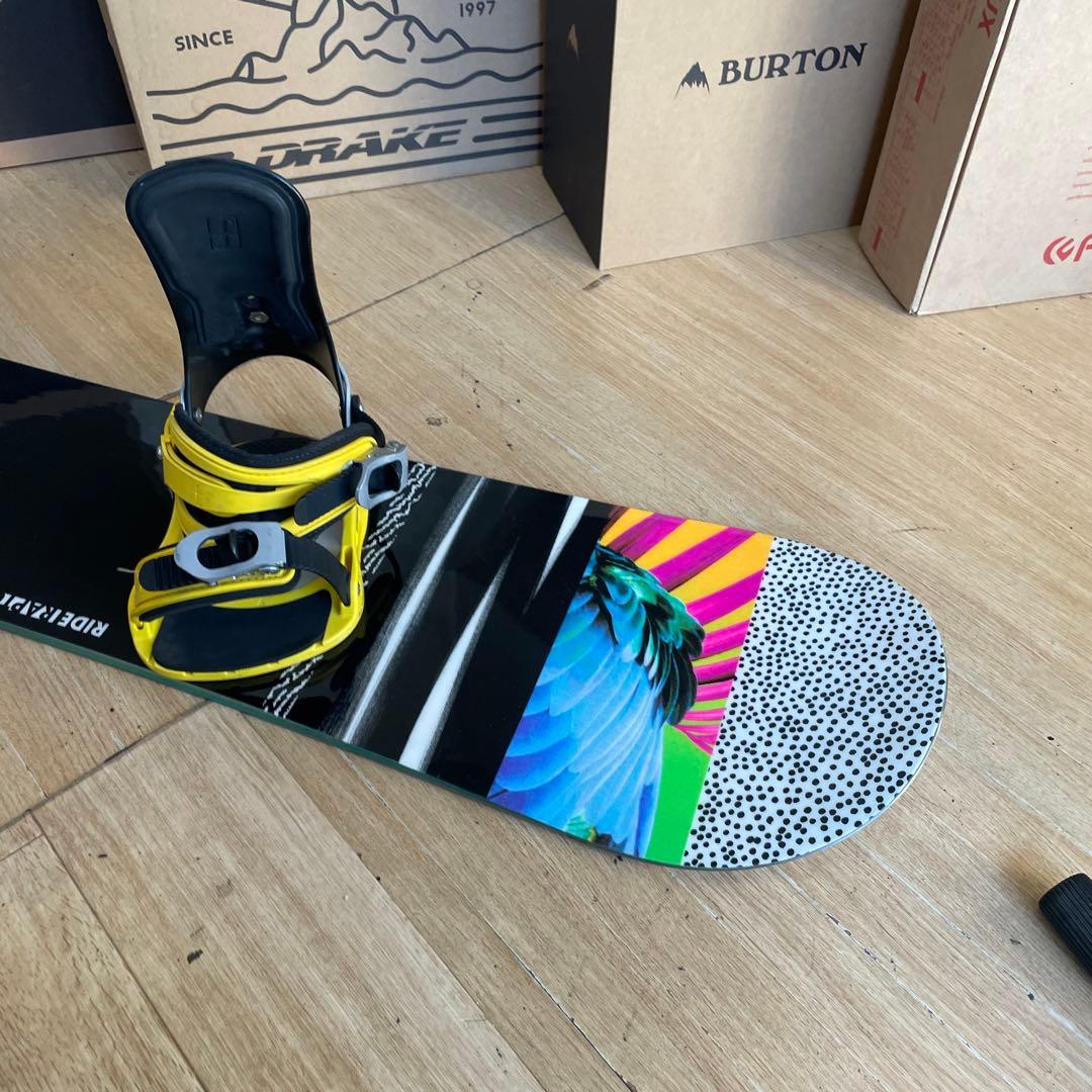 RIDE×FORUM　ライド　バイン付スノーボードセット　138㎝キッズお勧め◎