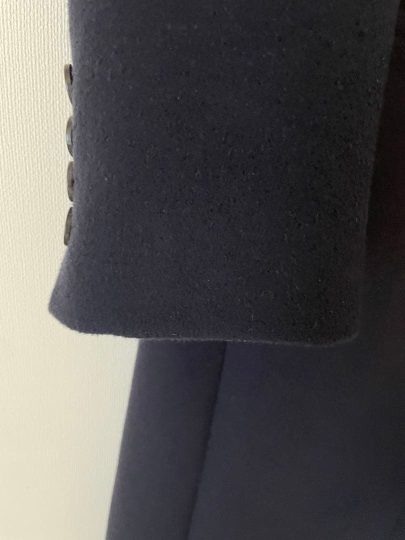 美品Gucci ネイビー チェスターコート ウール素材