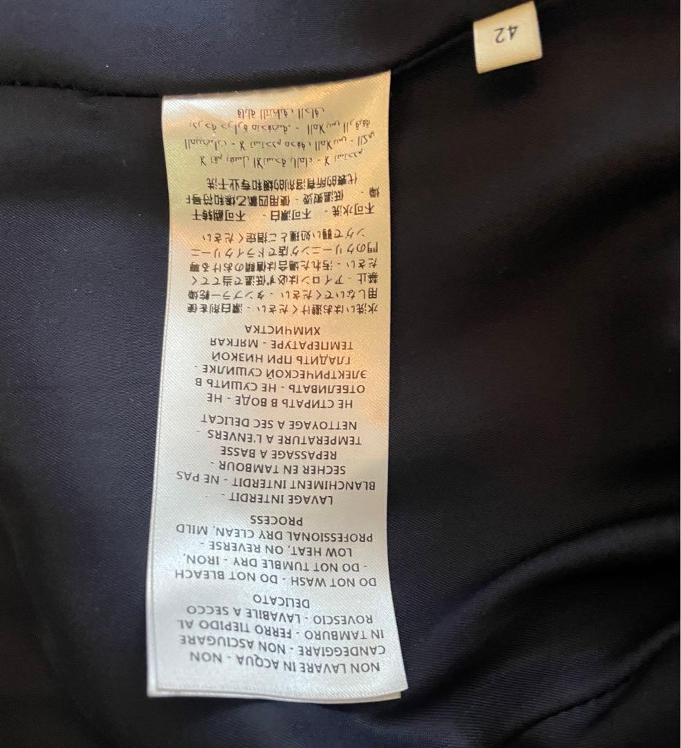 美品Gucci ネイビー チェスターコート ウール素材