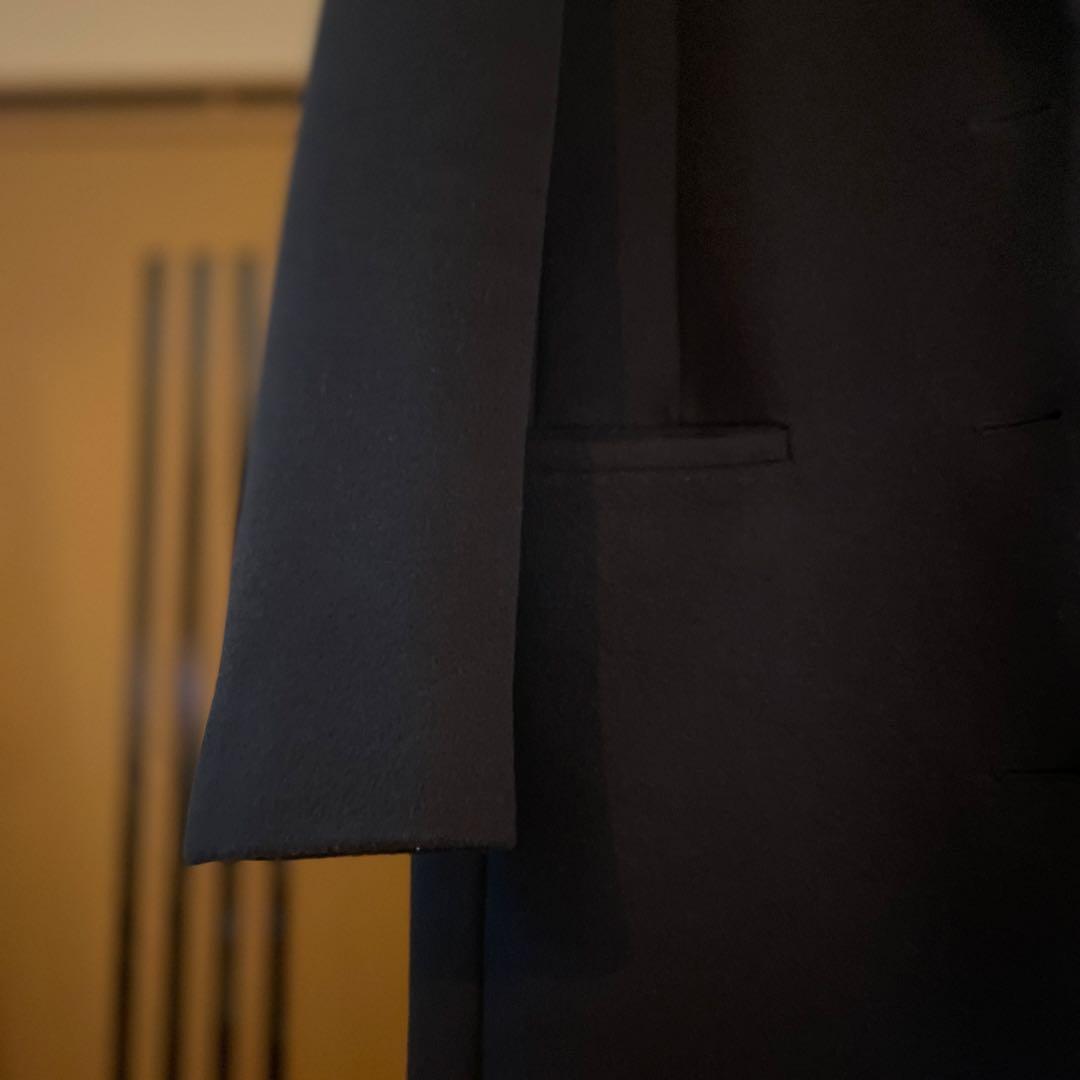 美品Gucci ネイビー チェスターコート ウール素材