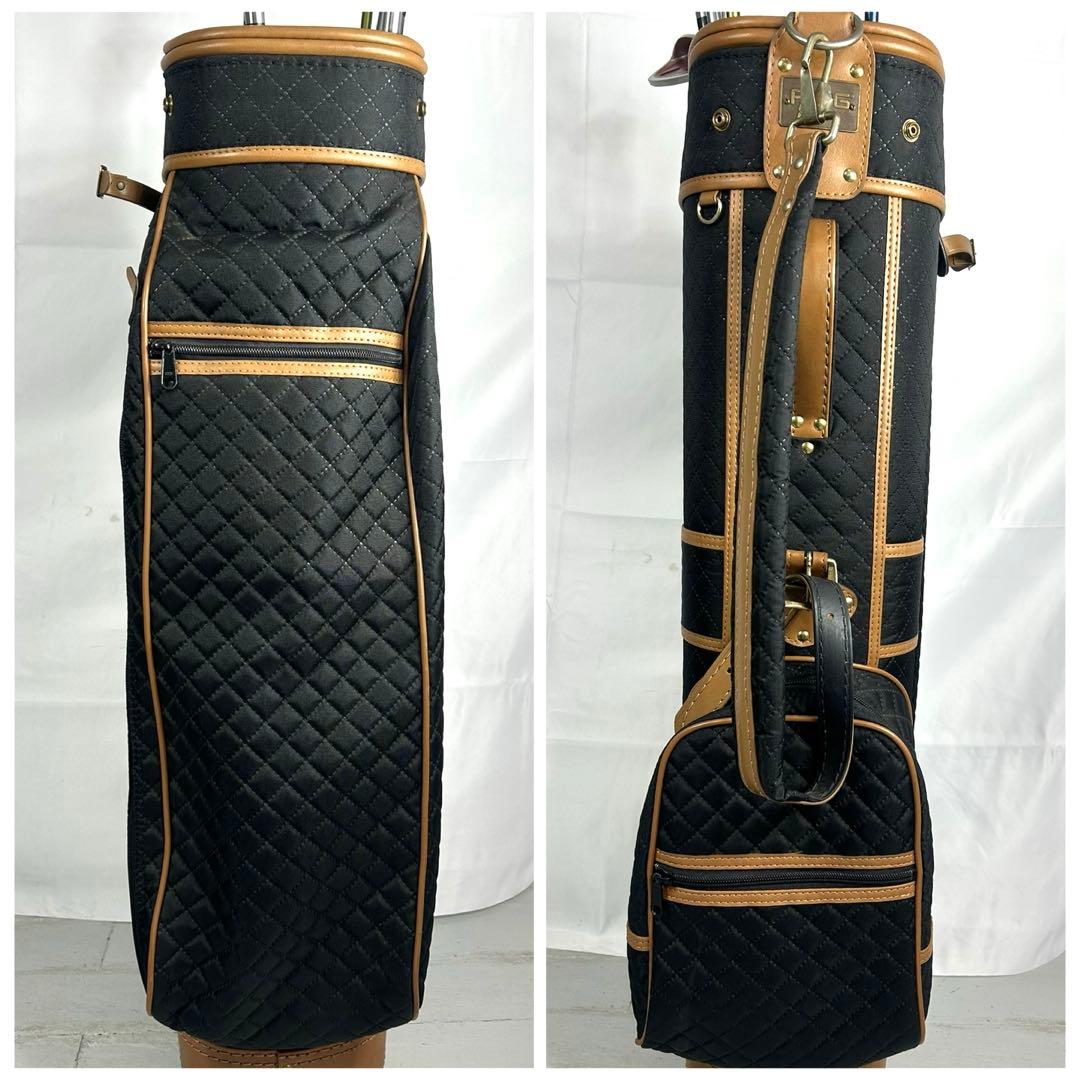 本格派 レディースゴルフクラブ 8本 ゴルフセット ピン キャディバッグ 美品