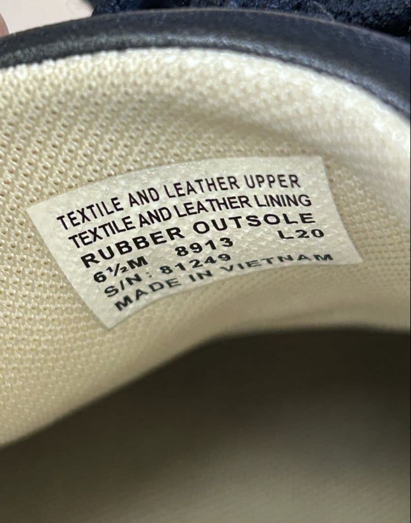 TORY BURCH トリーバーチ ロゴ モノグラム ネイビー 23.5cm