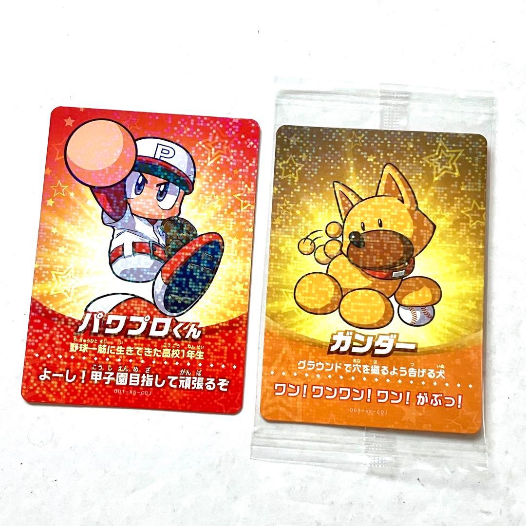 【新品】実況パワフルプロ野球 アミーボ カード ガンダー パワプロくん 2枚
