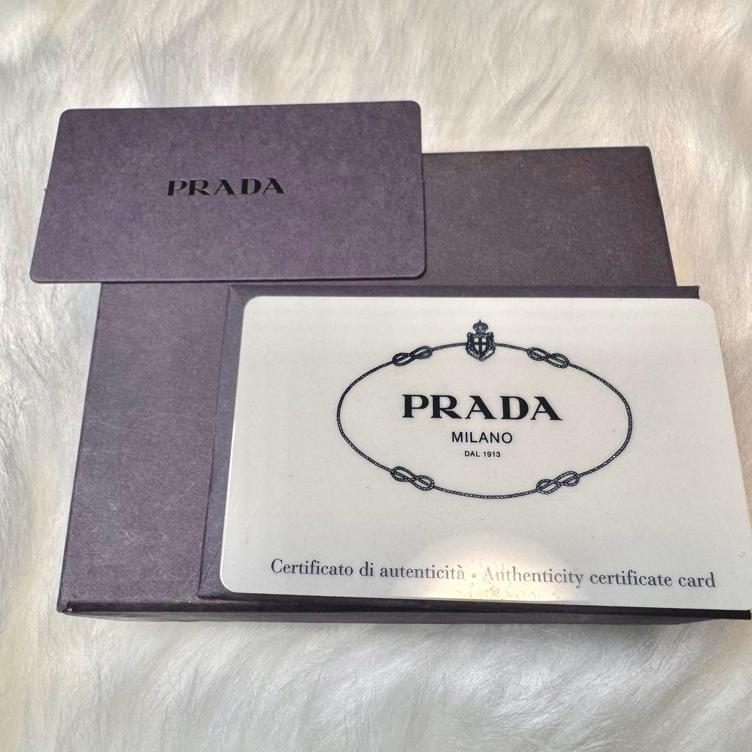 PRADA プラダ テスート キーケース 6連 ナイロン ピンク