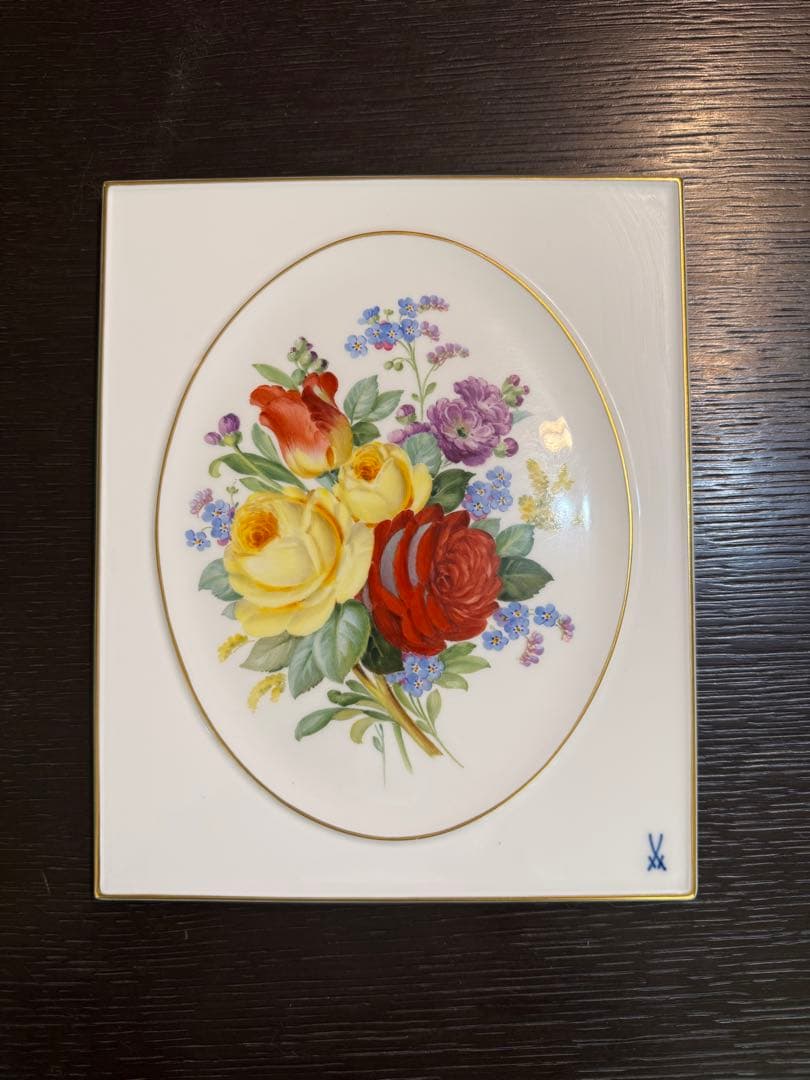 マイセンの陶板画　Sommer