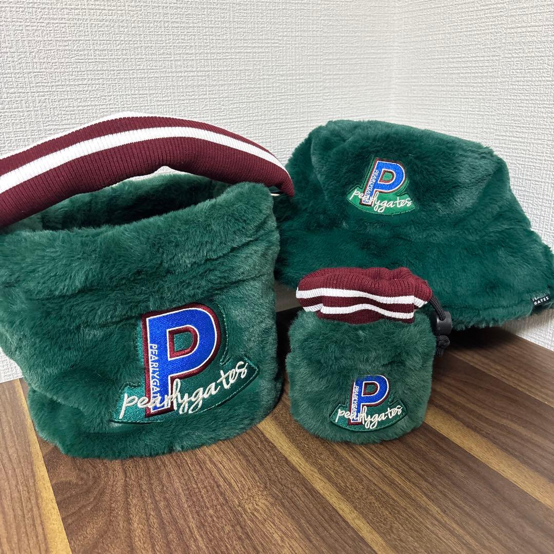 新品 パーリーゲイツ フェイクファーカートバッグ (UNISEX)