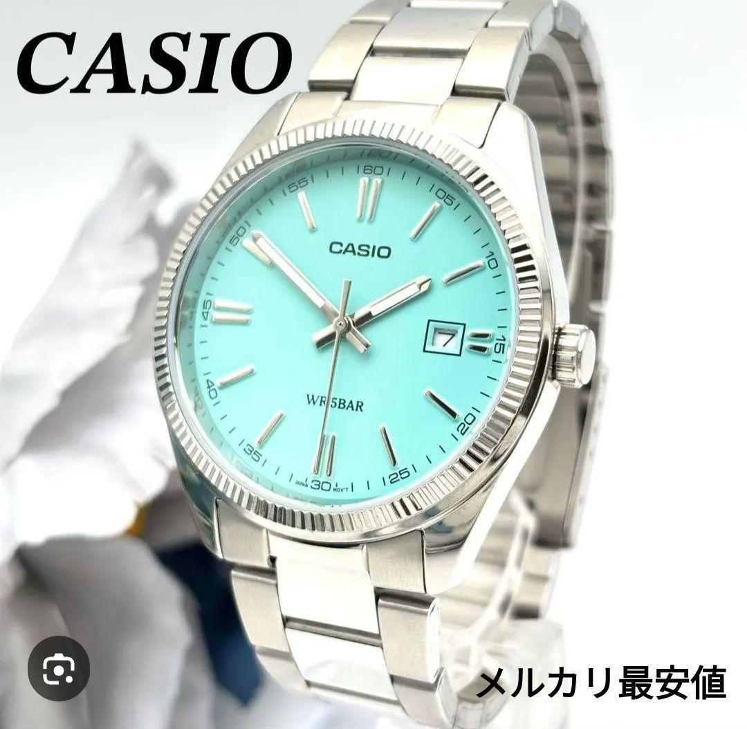 CASIOMTP-1302D-2A2JF 腕時計 ティファニーブルー