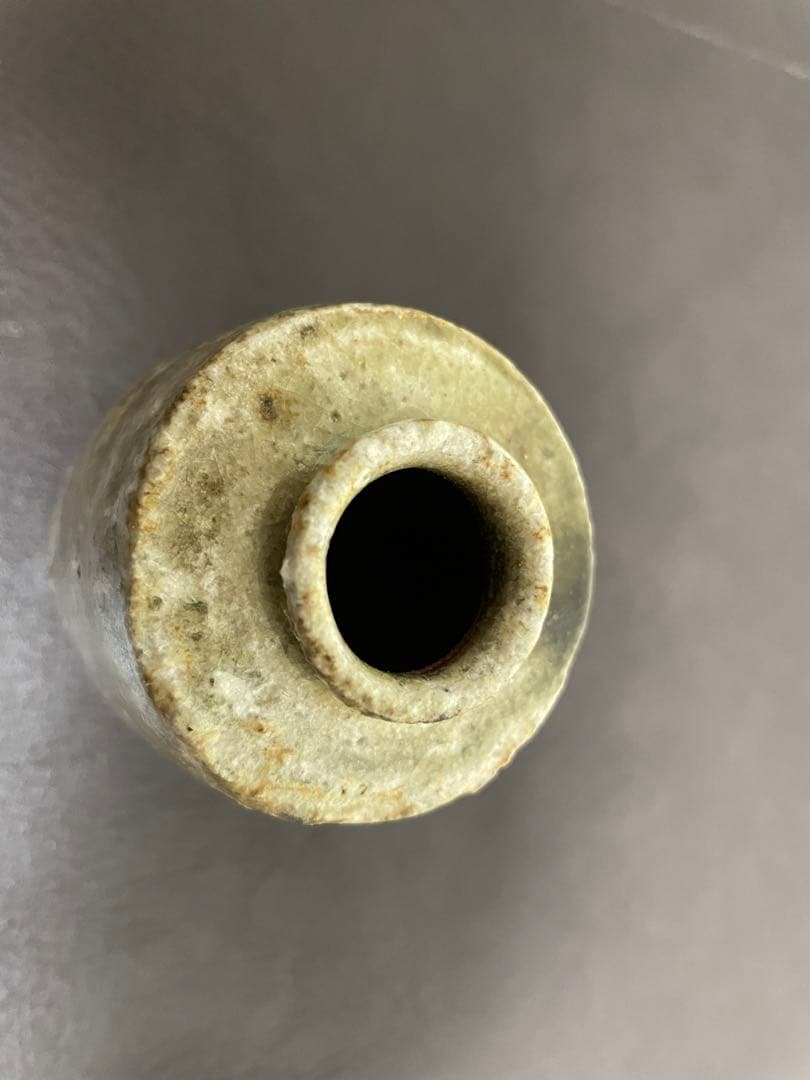 古谷道生　信楽茶入　共箱　共布　信楽焼　茶入　茶道具