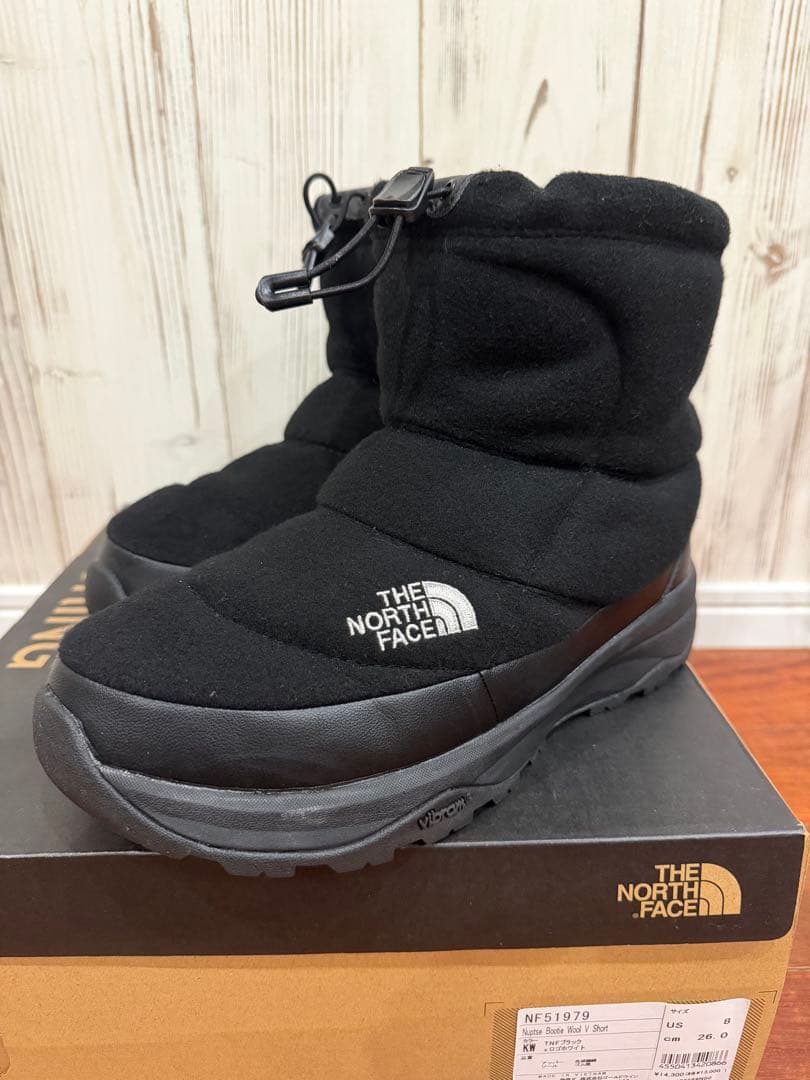 the north facb ヌプシブーティー ウール V ショート