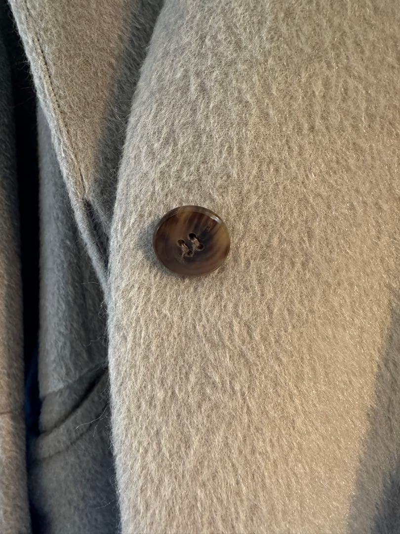 mame ウールシャギージャケット