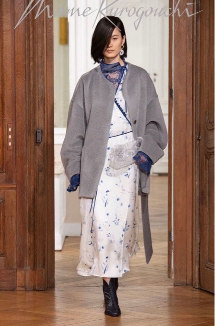 mame ウールシャギージャケット