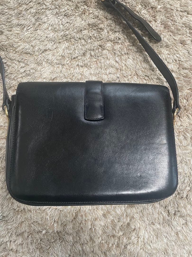 CELINE セリーヌ　ショルダー　バッグ　ブラック ヴィンテージ レザー