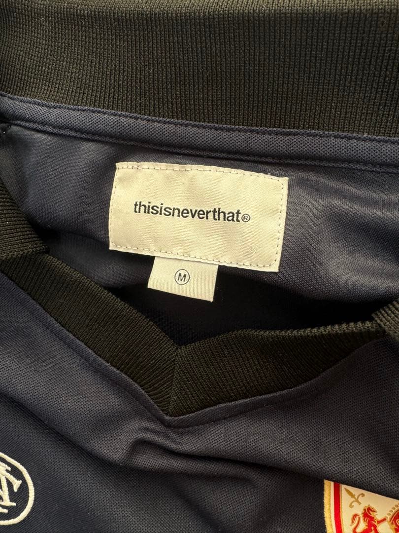 thisisneverthat ネイビー　Soccer Jersey M