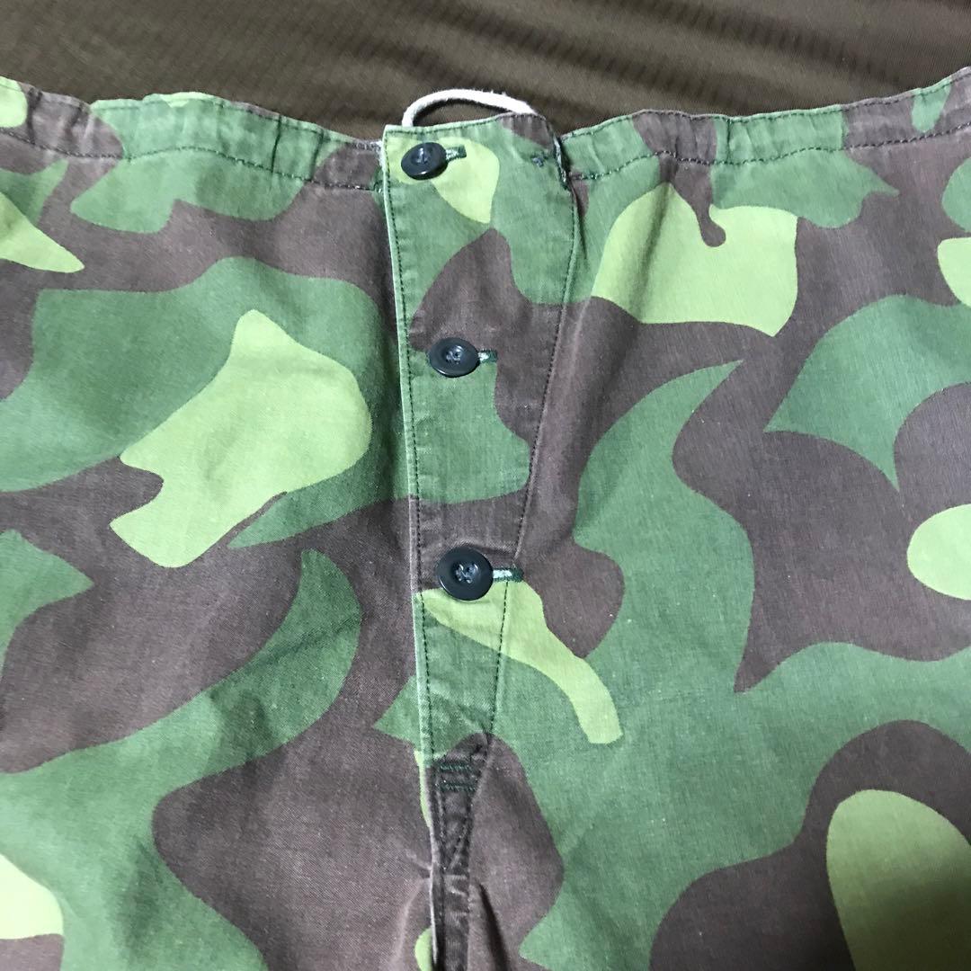 フィンランド軍　M62 オーバーパンツ　カモ　迷彩　ミリタリー　ビンテージ