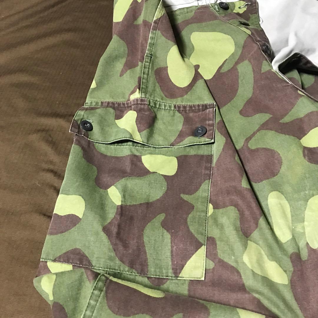 フィンランド軍　M62 オーバーパンツ　カモ　迷彩　ミリタリー　ビンテージ