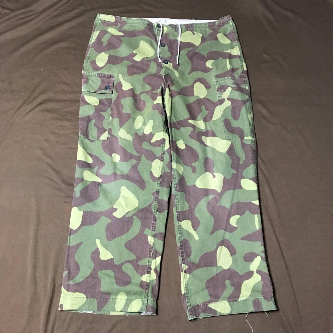 フィンランド軍　M62 オーバーパンツ　カモ　迷彩　ミリタリー　ビンテージ