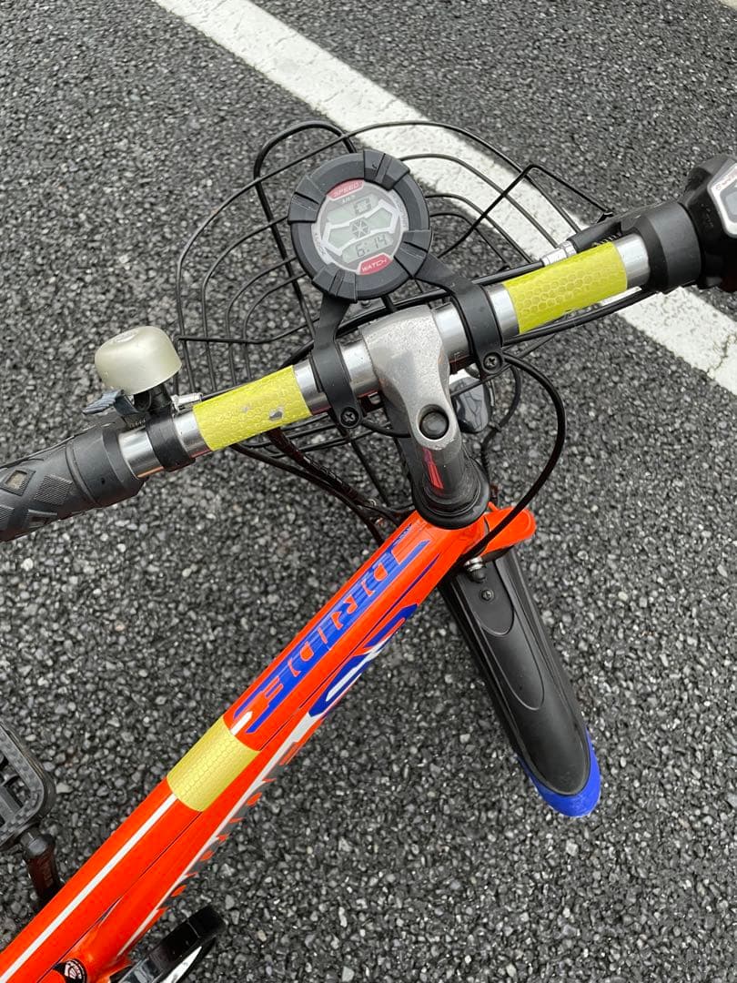 【手渡し限定】キッズ自転車 オレンジ 6段変速 20インチ