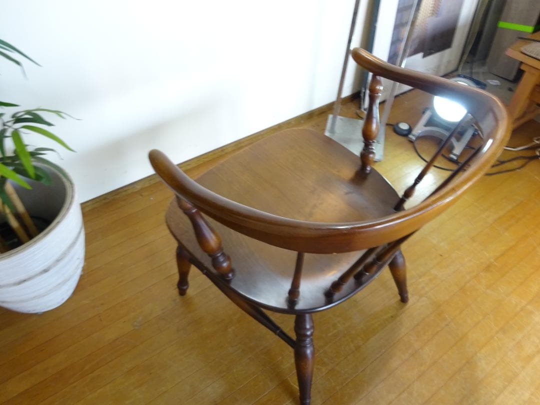 飛騨産業　キツツキ　ヴィンテージ　ウィンザーチェア　スピンドル　ダイニングチェア