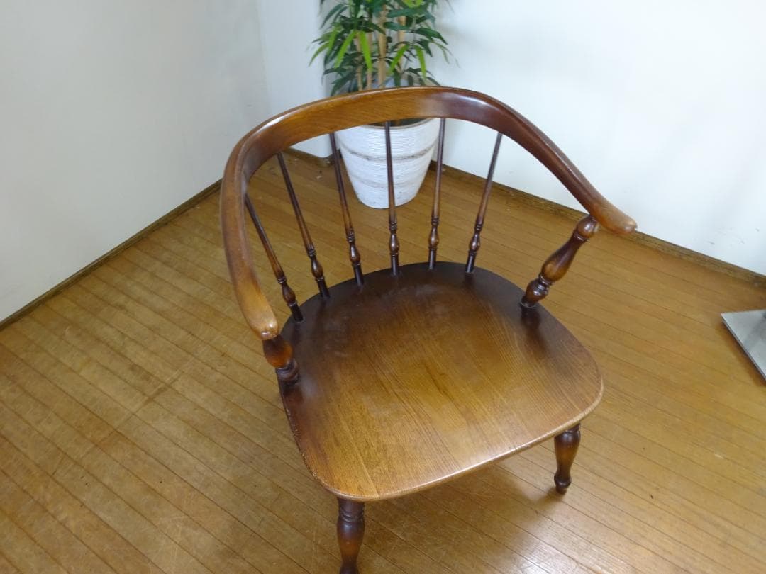 飛騨産業　キツツキ　ヴィンテージ　ウィンザーチェア　スピンドル　ダイニングチェア